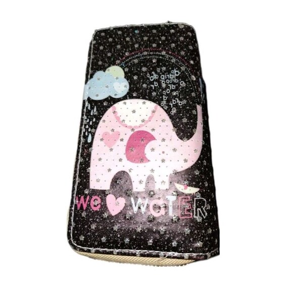 Women's Elephant We Love Water Wallet - Picture 1 of 3